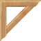 Ekena Millwork Traditional Traditional Rough Sawn Bracket w/ Offset Brace, Western Red Cedar, 8"W x 40"D x 40"H BKT0806X40X40TRA01RWR - alternate 3